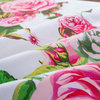 Romantic Roses Lovely Spring Pink Floral Colorful Fitted Sheet Pillow Cases Set