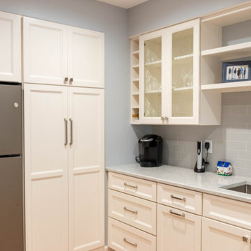 Basement Renovation with Play Area and Kitchenette