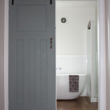 Rustic bathroom renovation