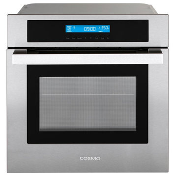 Cosmo C106SIX-PT 24 in. Convection European Element Single Electric Wall Oven