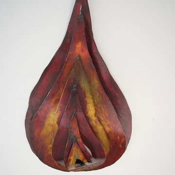 Abstract Metal Wall Sculptures