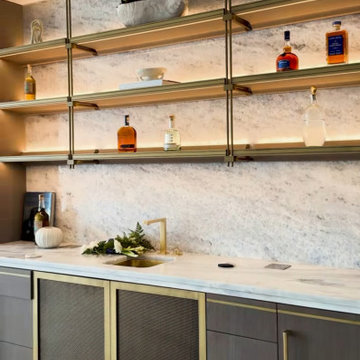 Full Basement renovation with exercise room, wine cellar, TV room and Sauna