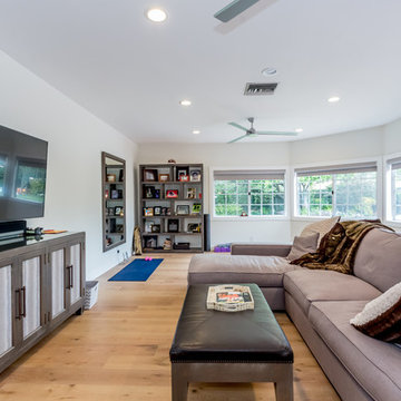 Contemporary home remodeling