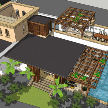 Zero Net Energy (ZNE) Contemporary - rustic new home