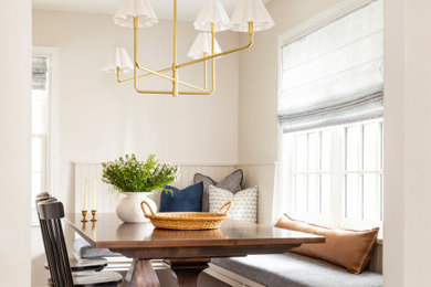 Dining room - transitional dining room idea in Milwaukee