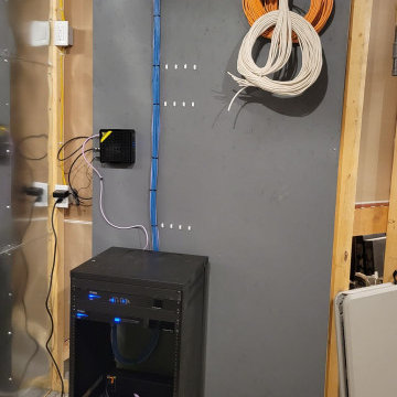 Network and A/V Rack