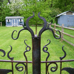 Hand forged iron gate - Home Fencing And Gates