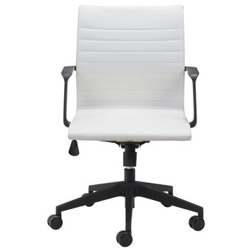 Pierce Office Chair Black, White