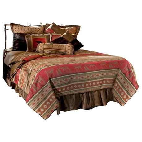 Adirondack Rustic Cabin Comofter Bedding Set, King