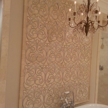 Stunning Water Jet Mosaic Wall