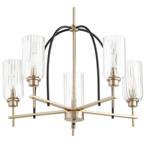 Quorum International 1-LT 11 Pendant in Noir w/ Aged Brass 89-10-6980 Quorum International 1-LT 11 Pendant in Noir w/ Aged Brass 89-10-6980