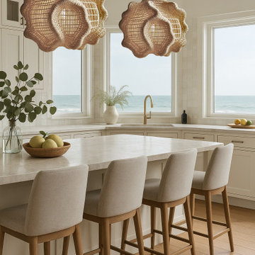 Organic Shape Woven Lighting