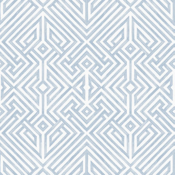 Lyon Blue Geometric Key Wallpaper Bolt