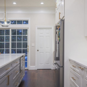 Modern Kitchen Remodel in Frederick County, MD with chic kitchen appliances