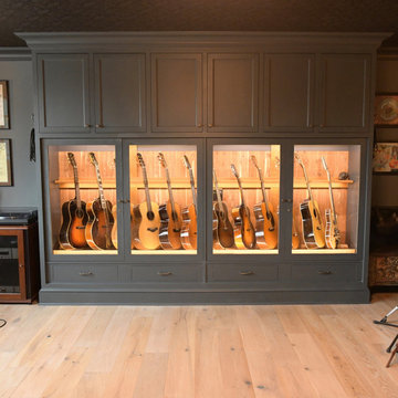 Built in humidified guitar cabinet