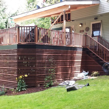 Deck Cover Timber Frame