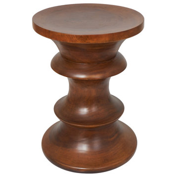 Natural Brown Wood Accent Table 564085