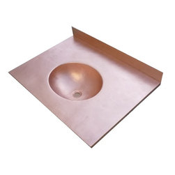 Copper sinks and counters - Bathroom Sinks