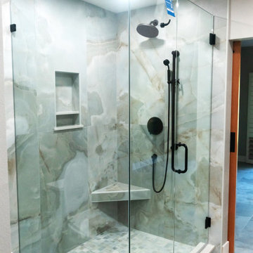 Scott and Jana Master Bath Before and After