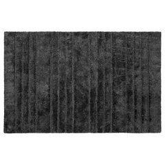 Buymats Egyptian Cotton Inset Border Bath Rug - Gray