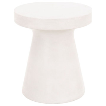 Essentials For Living District Tack Accent Table in Ivory