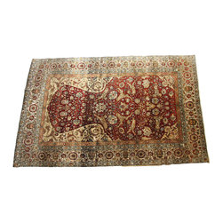 Antique Turkish silk Hereke rug - Floor Rugs