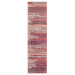 Safavieh - Safavieh Monaco Collection MNC217 Rug, Grey/Multi, 2'2" X 8' - Free-spirited and vibrantly colored, the Safavieh Monaco Collection imparts boho-chic flair on fanciful motifs and classic rug designs. Contemporary decor preferences are indulged in the trendsetting styling and addictive look of Monaco. Power-loomed using soft, durable synthetic yarns creating an erased-weave patina that adds distinctive character to room decor.