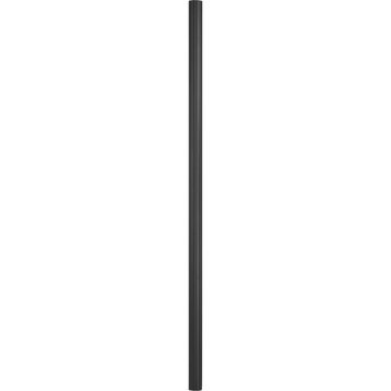 Outdoor Fluted Post, Black