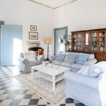 Un appartamento ricavato all'interno di una villa del '700