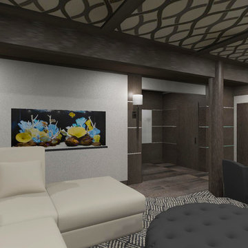 Basement Neutral Lounge