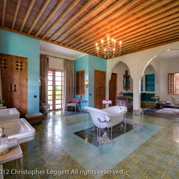 Master bath - private project Bali