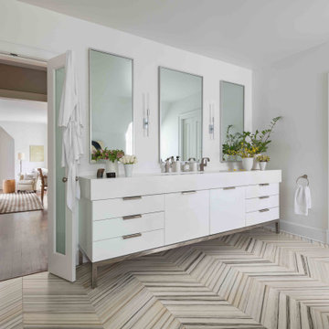 Complete master bathroom renovation in Chevy Chase, MD