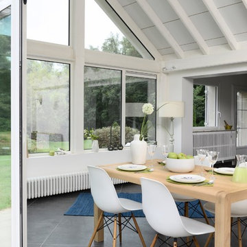 Contemporain Véranda Et Verrière