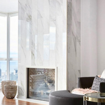 Fire Place Plank Mix Matte and Shiny
