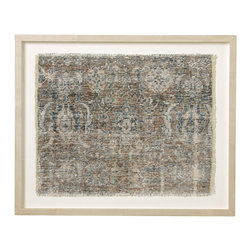 Vintage Wash Framed Textile - Artwork