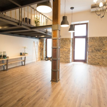 Decoración de estudio de yoga en la cl Urdaneta, 4 de San Sebastian.