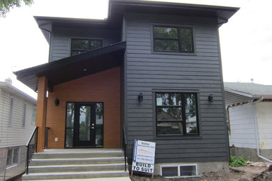 Minimalist home design photo in Edmonton