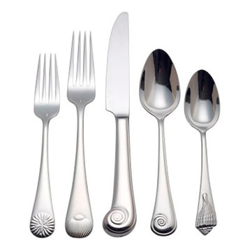 Reed & Barton Seashell 60-Piece Flatware Set