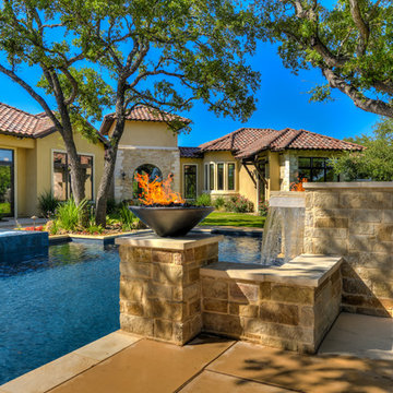 Straight Line Pool in Boerne Texas