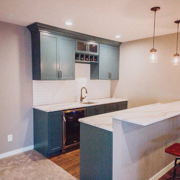 Placid Lake Transitional Basement Remodel