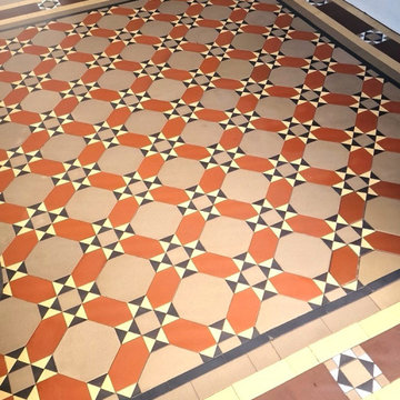 Neglected Victorian Tiled Floor Repaired and Restored in Glasgow’s West End