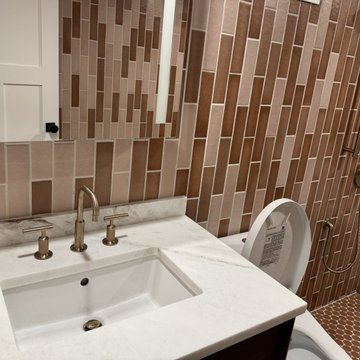 The "Sensory Retreat" | Earthy Elegance: A European-Inspired Wet Room