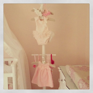 Baby Girl Nursery: Orchid and pale pink