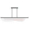 Nyra Linear Suspension, 3-Light, LED, Nightshade Black, 72"L