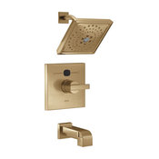 Delta Angular Temp2O 14 Series Tub and Shower Trim, Champagne Bronze
