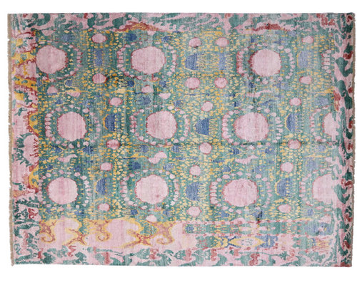 Ikat Rugs Carpets Colorful Patterned For All Tastes 30034 Contemporary And Abstract Ikat Area Rug 8 10 X