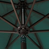 WestinTrends 9Ft Outdoor Patio Market Table Umbrella with Tilt and Crank, Dark Green
