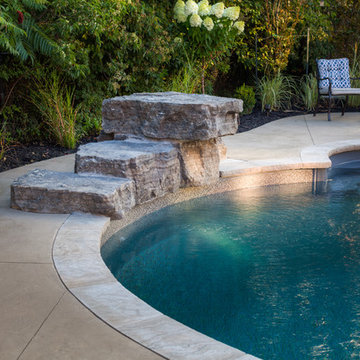 Custom Vinyl Pool, Spa & Shade Structure - Oakville