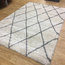Logan LG07 Rug, Diamond Ivory and Grey, 200x290 cm