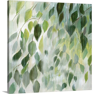 "Misty Leaves" Wrapped Canvas Art Print, 20"x20"x1.5"